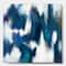 Designart - Blue Glam Texture II - Contemporary Canvas Art